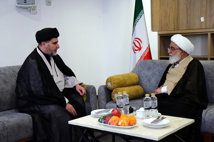 دیدار میهمانان همایش بین‌المللی یکصدمین سال حوزه با آیت‌الله شب‌زنده‌دار