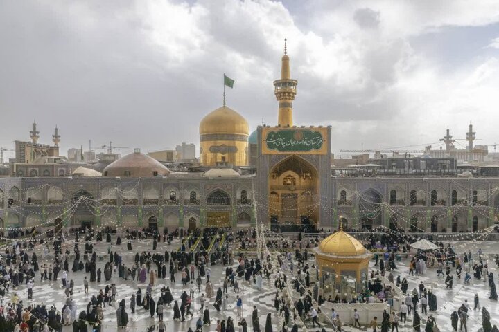 تصاویر | امروز؛  حال و هوای بارانی حرم مطهر حضرت رضا(ع)