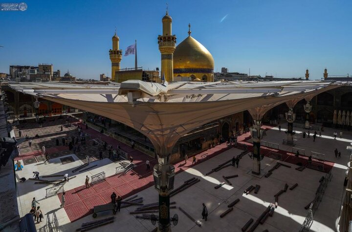 تغيير شامل لسجّاد صحن الإمام علي (عليه السلام )