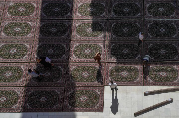 تغيير شامل لسجّاد صحن الإمام علي (عليه السلام )