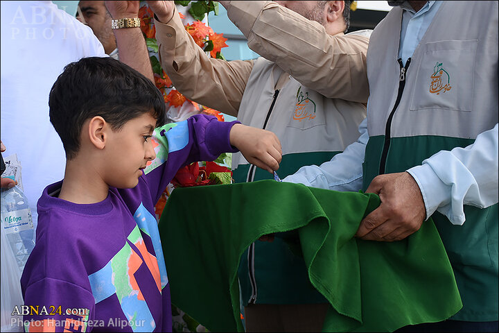 گزارش تصویری | حضور خادمیاران رضوی گیلان در فرودگاه رشت