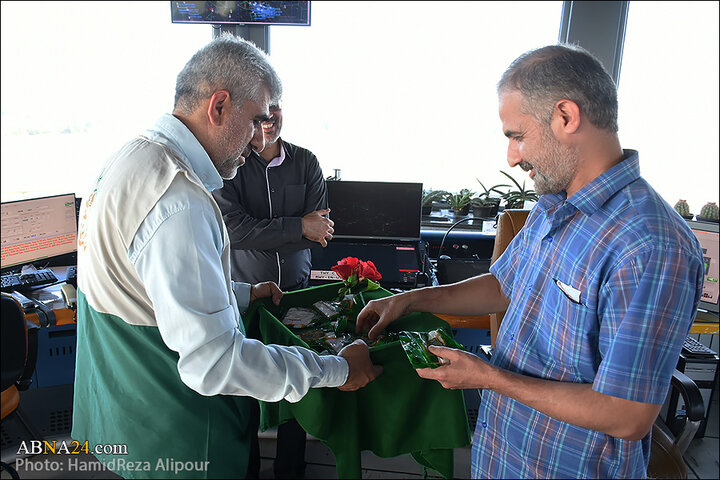 گزارش تصویری | حضور خادمیاران رضوی گیلان در فرودگاه رشت