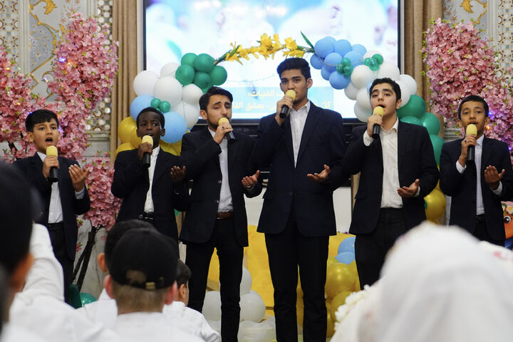 تقرير مصور/ حفل تکلیف الیافعین السوریین في الحرم الرضوي الشریف