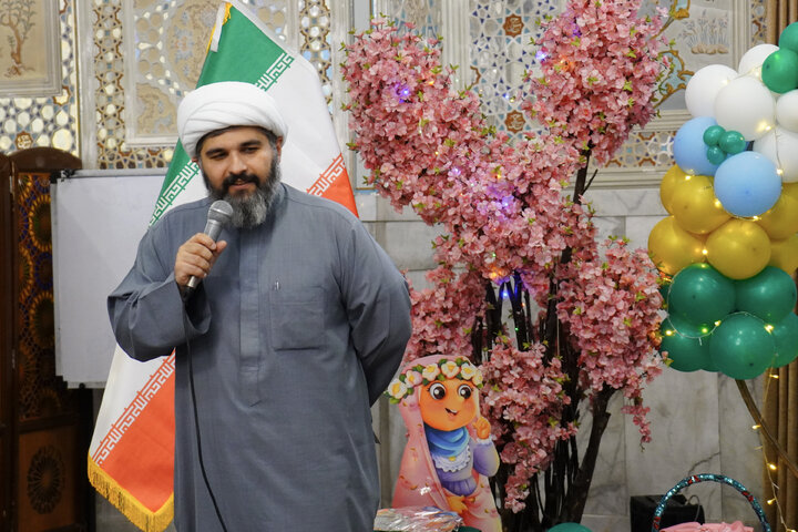 تقرير مصور/ حفل تکلیف الیافعین السوریین في الحرم الرضوي الشریف