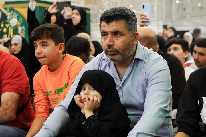 تقرير مصور/ حفل تکلیف الیافعین السوریین في الحرم الرضوي الشریف