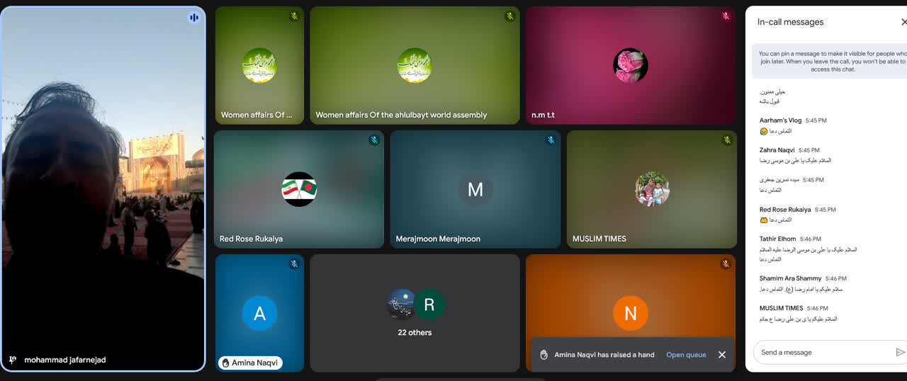 نشست بانوان فعال فرهنگی بنگلادش با حضور نماینده مجمع جهانی اهلبیت(ع) برگزار شد