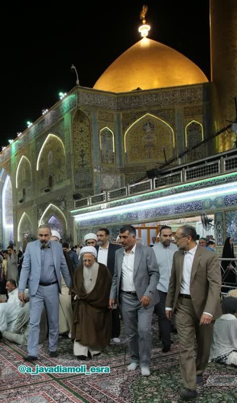 Prima visita dell’Ayatollah Javadi Amoli ai luoghi santi in Iraq