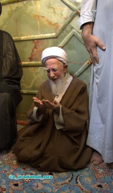 Prima visita dell’Ayatollah Javadi Amoli ai luoghi santi in Iraq