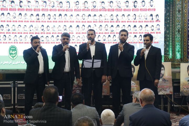 یادواره شهدای سرداران و سنگرسازان بی‌سنگر در شهر تبریز