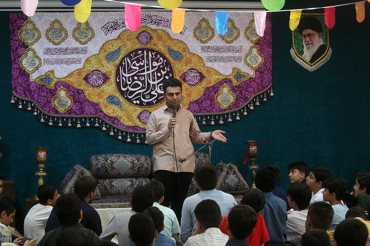 نوجوانان فاطمی میلاد امام رئوف را در حرم اخت الرضا(س) جشن گرفتند