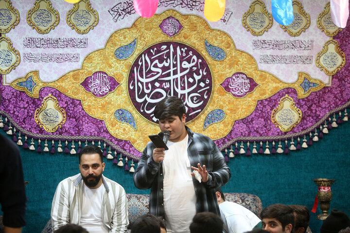 نوجوانان فاطمی میلاد امام رئوف را در حرم اخت الرضا(س) جشن گرفتند