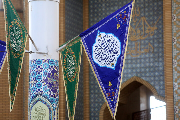 جلوه‌هایی از نام امام رضا (ع)در حرم حضرت فاطمه معصومه (س)