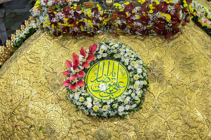 جلوه‌هایی از نام امام رضا (ع)در حرم حضرت فاطمه معصومه (س)