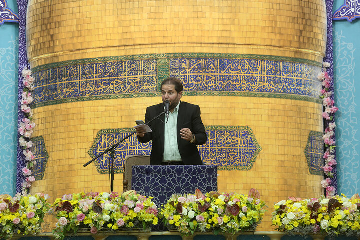گزارش تصویری | جشن شب میلاد امام رئوف در حرم بانوی کرامت