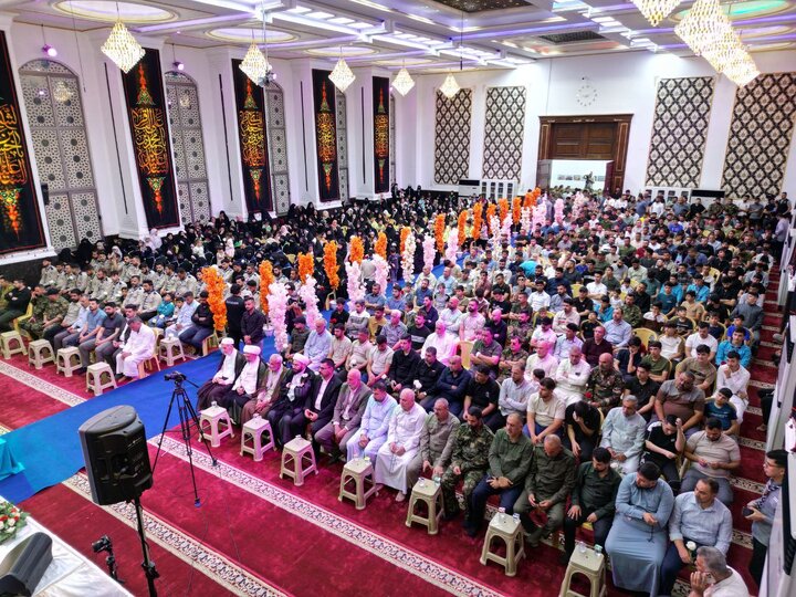 جشن میلاد حضرت ثامن‌الحجج(ع) در شرق شهر موصل