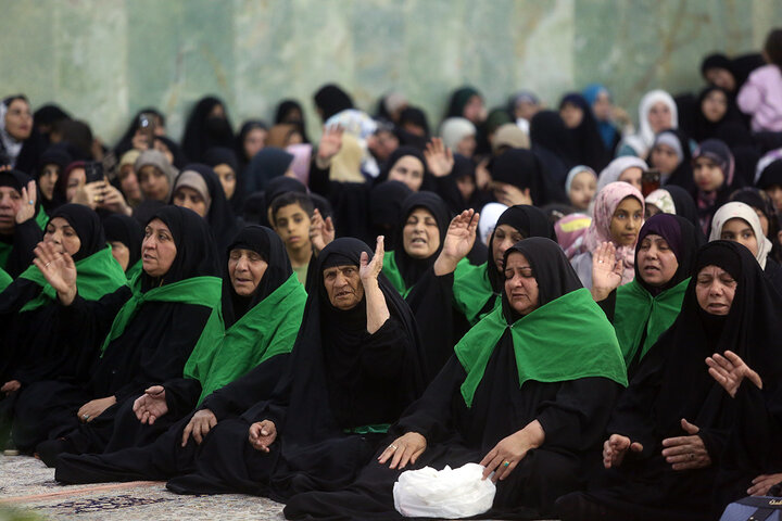 گزارش تصویری؛محفل مولودی‌خوانی عرب‌زبانان مقیم قم در شب میلاد امام رضا(ع)