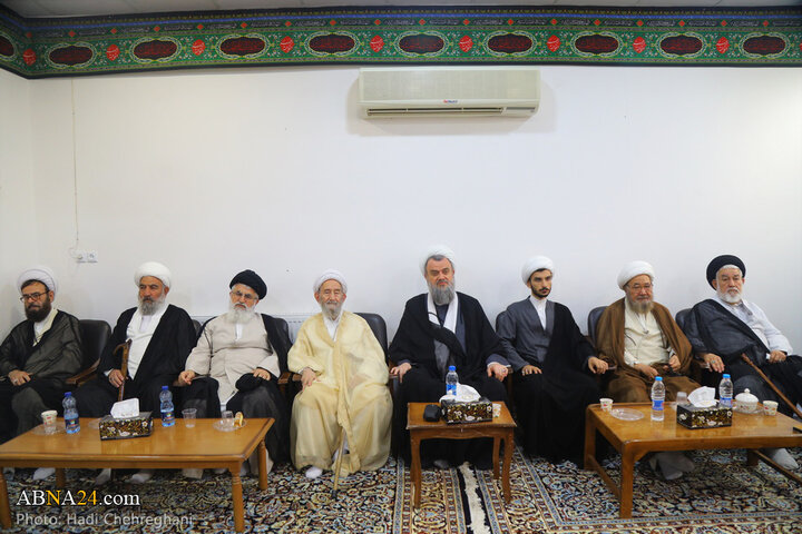مراسم جشن میلاد امام رضا (ع) با حضور آیت‌الله هادوی تهرانی