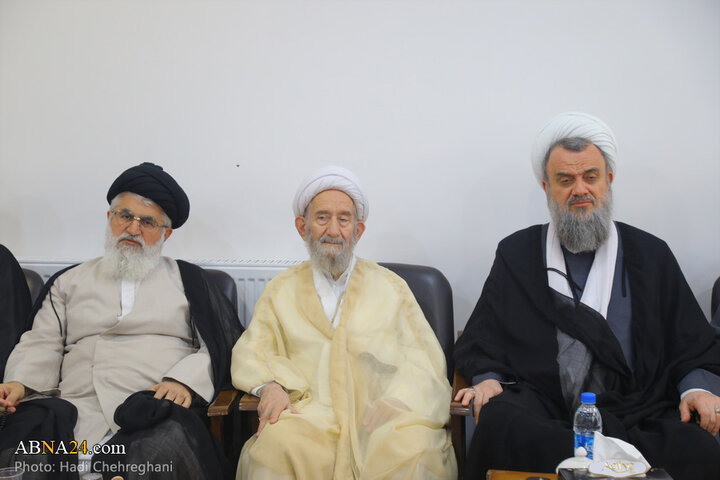 مراسم جشن میلاد امام رضا (ع) با حضور آیت‌الله هادوی تهرانی