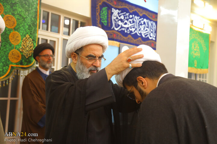 گزارش تصویری | جشن میلاد امام رضا(ع) و عمامه گذاری طلاب در حسینیه دفتر حضرت آیت‌الله فاضل لنکرانی
