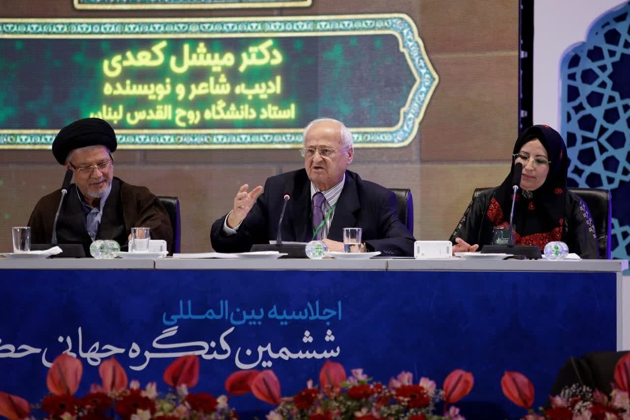 رئيس رئيس المنظمة العلمية بالعتبة الرضوية: محور المؤتمر هذا العام تم التركيز فیه على حقوق الإنسان وكرامته