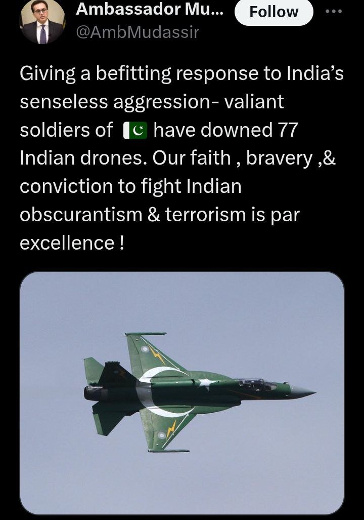 تصویری خبر | بھارتیوں کے ڈرون حملے، 77 بھارتی ڈرون مار گرائے، پاکستان