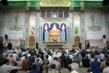 گزارش تصویری | جشن شام میلاد امام رضا(ع) در حرم حضرت فاطمه معصومه(س)