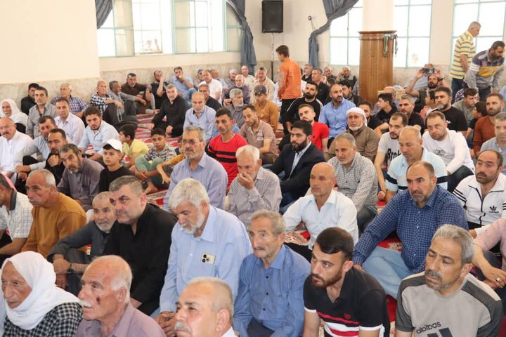 اقامه نماز جمعه در شهر شیعه نشین الزهراء سوریه