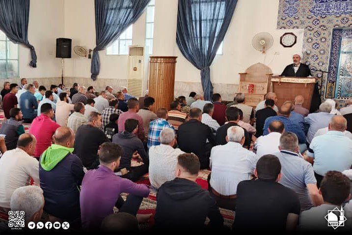 اقامه نماز جمعه در شهر شیعه نشین الزهراء سوریه
