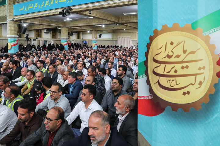 دیدار هزاران نفر از کارگران سراسر کشور
