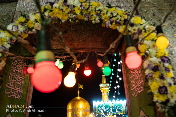 شام میلاد، حرمِ رضا در آغوش نور و نذر و نگاه