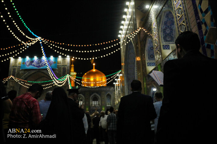 شام میلاد، حرمِ رضا در آغوش نور و نذر و نگاه