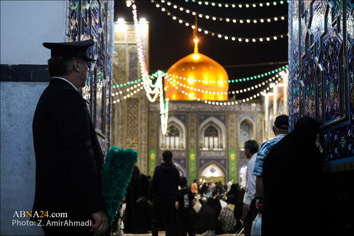 شام میلاد، حرمِ رضا در آغوش نور و نذر و نگاه