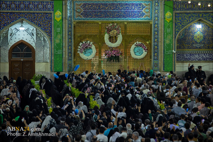 شام میلاد، حرمِ رضا در آغوش نور و نذر و نگاه