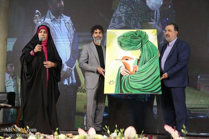 تجلیل از هنرمندان حرم رضوی در شهر اصفهان