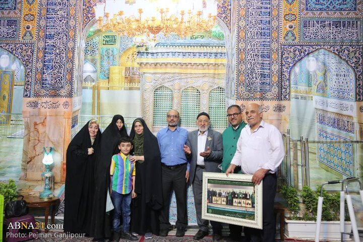 تجلیل از هنرمندان حرم رضوی در شهر اصفهان
