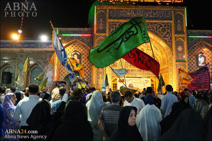 جشن نیمه شعبان در حرم سید جلال الدین اشرف