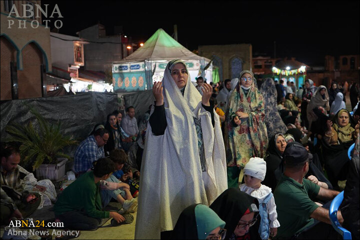 جشن نیمه شعبان در حرم سید جلال الدین اشرف