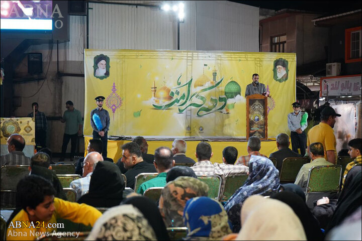 جشن نیمه شعبان در حرم سید جلال الدین اشرف