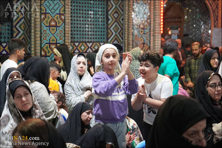 جشن نیمه شعبان در حرم سید جلال الدین اشرف