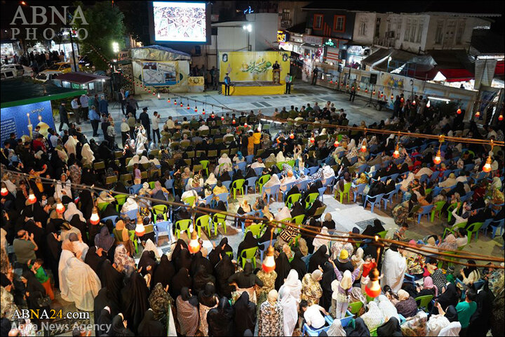 جشن نیمه شعبان در حرم سید جلال الدین اشرف