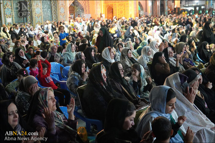 جشن نیمه شعبان در حرم سید جلال الدین اشرف