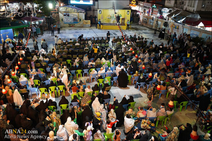 جشن نیمه شعبان در حرم سید جلال الدین اشرف
