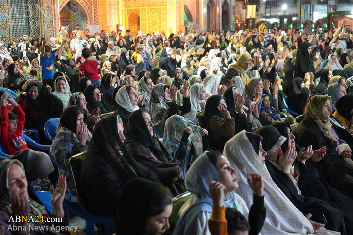 جشن نیمه شعبان در حرم سید جلال الدین اشرف
