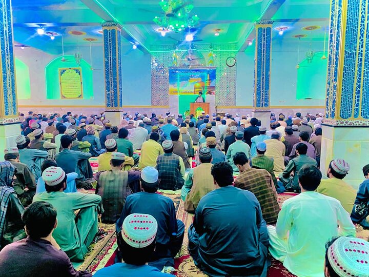 گزارش تصویری | نماز جمعه شیعیان و جشن میلاد امام رضا(ع) در شهرستان گرشک افغانستان