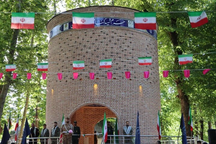 یادمان شهید گمنام در فومن افتتاح شد