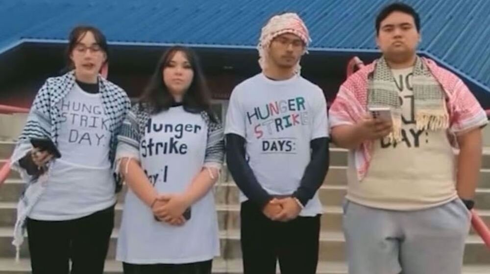 US University Students stage hunger strike in solidarity with Gaza amid ongoing siege