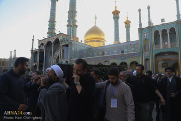 گزارش تصویری | مراسم تشییع پیکر استاد محمدحسین حشمت‌پور در شهر قم