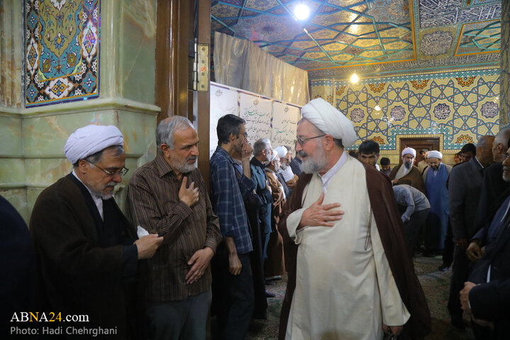 مراسم_تشییع استاد حشمت‌پور در شهر قم