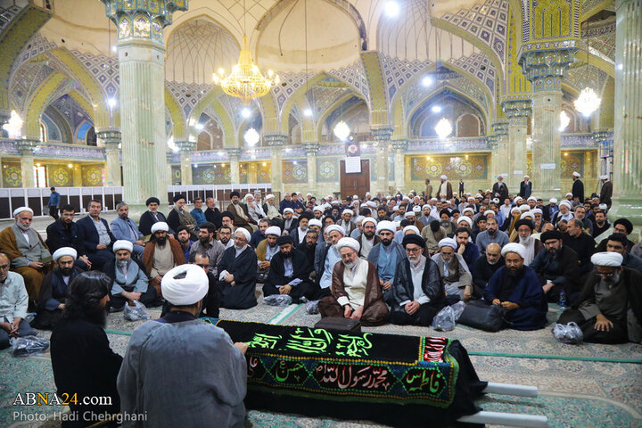مراسم_تشییع استاد حشمت‌پور در شهر قم