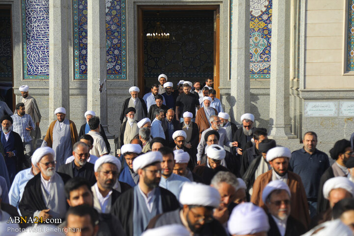 مراسم_تشییع استاد حشمت‌پور در شهر قم